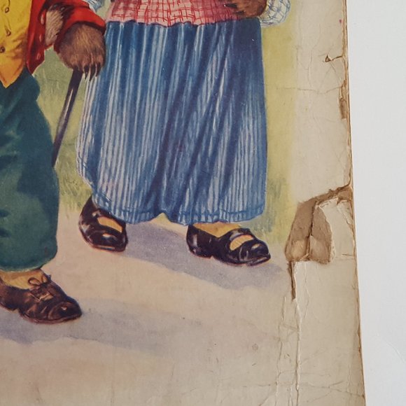 The Three Bears Vintage "Linenette"  William L.Gabriel & Sons New York N… - Picture 2 of 16